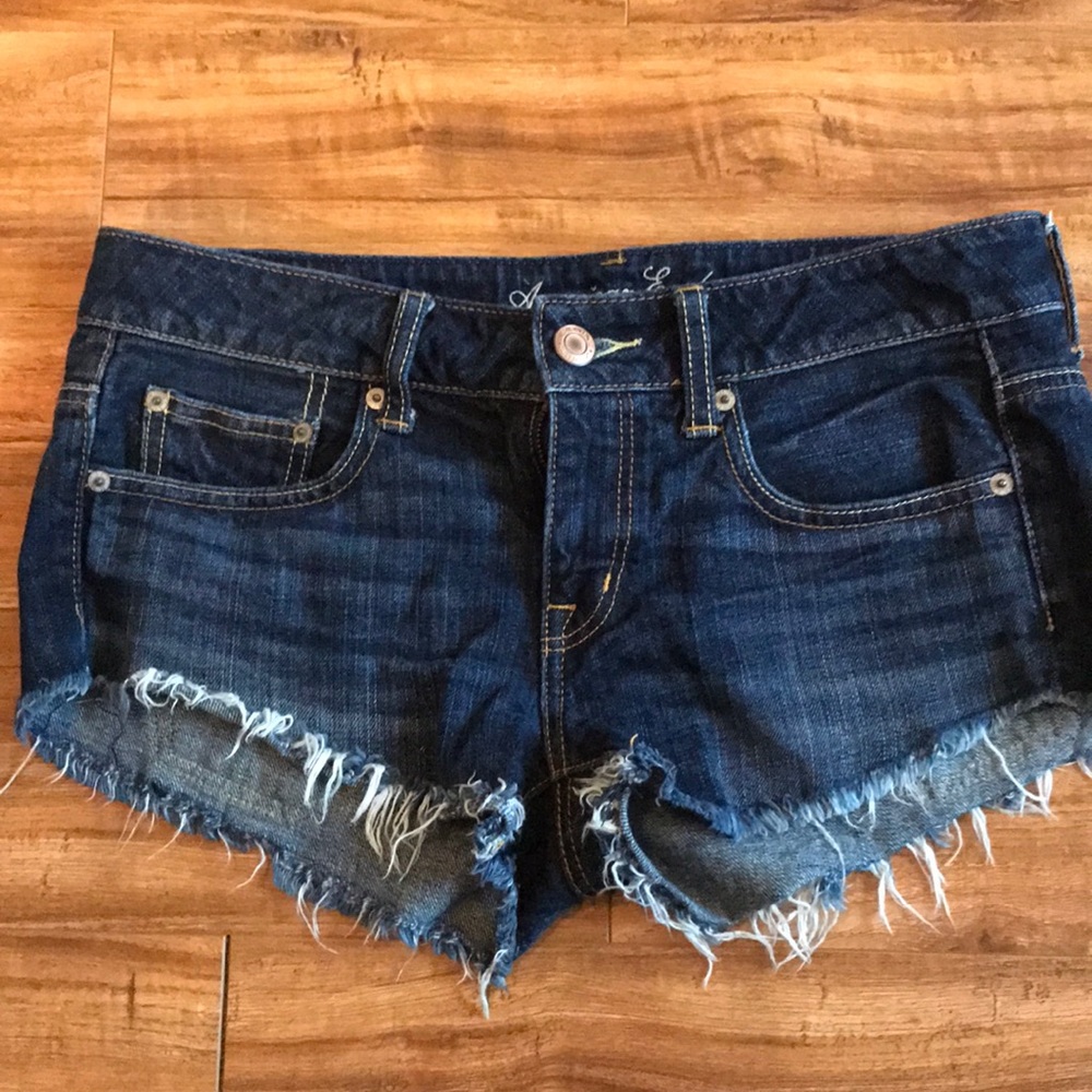American Eagle Dark Wash Shorts